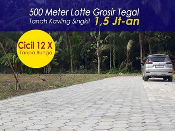 Kavling Standar Perumahan: Barat Lotte Grosir Tegal, SHM Per-Unit