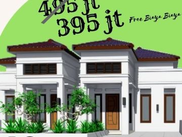 Rumah Baru Rp 395 Juta, 1 Lnt, di Cipayung, Depok. LT 63 m&sup2;,