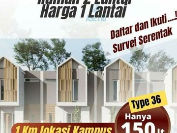 MODERN KARANGPLOSO 2 LANTAI 150 JUTA