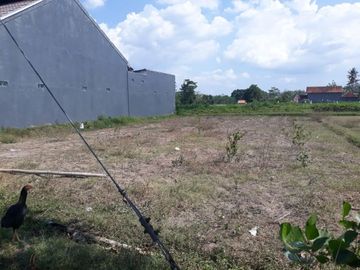 Dijual Cepat Tanah Sleman KPT Pasti Akad 300 meter ke Jalan LPMP Kalasan