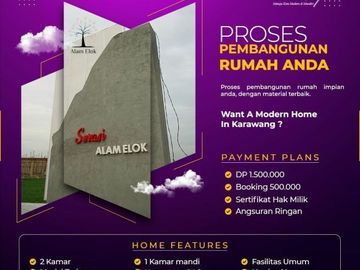 Miliki hunian nyaman dan asri Model minimalis harga ekonomis Dengan bahan berkualitas