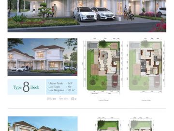 Rumah Modern Keren, Granada @Menaggio Village Gading Serpong
