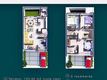 Casa en Venta en el Fraccionamiento Zibatá, Qro.