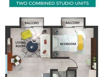 The Combined Condo Unit for Sale in Zadia in Santa Rosa, Laguna