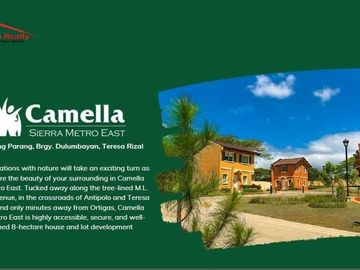 3 Bedrooms House & Lot for Sale in Camella Sierra Metro East Teresa Rizal, contact Donald