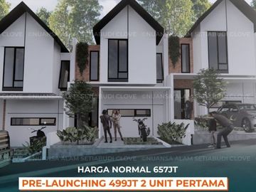 HUnian mewah konsep villa Cluster wintergreen di Setiabudi dkt UPI
