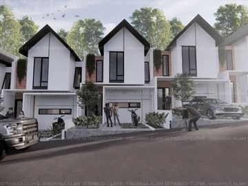 HUnian mewah konsep villa Cluster wintergreen di Setiabudi dkt UPI