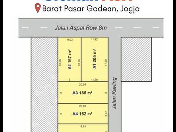 DEKAT GERBANG TOL JOGJA-BAWEN, 2 JT-AN, TERIMA SHM