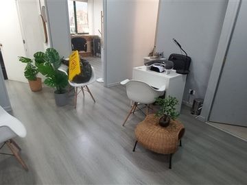 Arriendo oficina 3 privados,2 baños,2 estac.bod. Las Condes