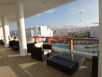 VENDO CASA DE PLAYA EN 
CONDOMINIO ASIA BONITA / PLAYA SARAPAMPA
Km. 107 Panamericana Sur, a 3 min. del Boulevard de Asia
CASA:
•	VISTA AL MAR
•