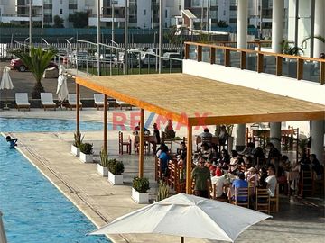 VENDO CASA DE PLAYA EN 
CONDOMINIO ASIA BONITA / PLAYA SARAPAMPA
Km. 107 Panamericana Sur, a 3 min. del Boulevard de Asia
CASA:
•	VISTA AL MAR
•