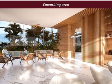Condominio en edificio sustentable con vista al mar, campo de golf