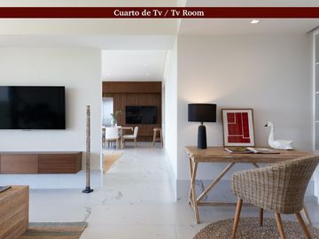 Condominio en edificio sustentable con vista al mar, campo de golf