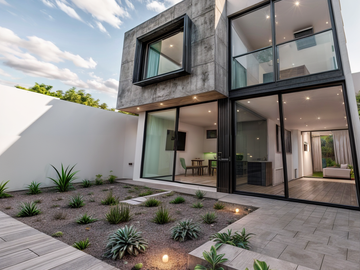 Zibata: Diseño de Autor, Roof Garden, 3 Recamaras. 3.5 Baños, Jardín, Luxury