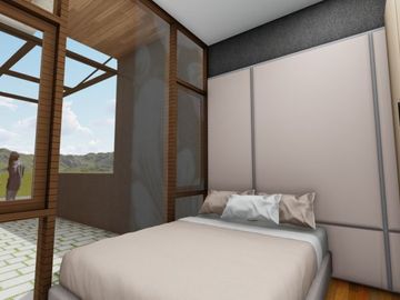 villa MINIMALIS VIEW FANTASTIS di manglayang resort
