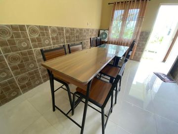 Rumah villa full furnished denga tanah di barat pasar Godean