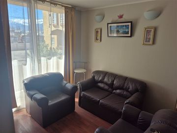Arriendo departamento amoblado en Los Andes