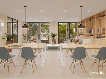 Rooftop con asador, centro de yoga, gimnasio, coworking, business room, preconst