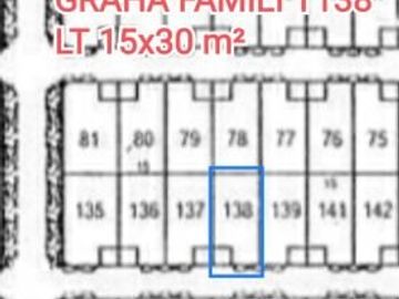 Langka Kavling Graha Family Blok T 450m2 Termurah