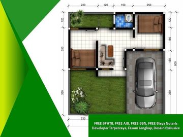 Jual Rumah Malang Tipe 25/107 Hook Free Biaya2, Diskon 20% Hanya saat PPKM