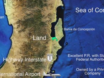 Propiedad a la orilla del Mar en la Bahía de Concepción de Loreto en BCS