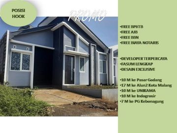 Posisi Hook Rumah Free Biaya View Katu 2KT Tipe 25/107