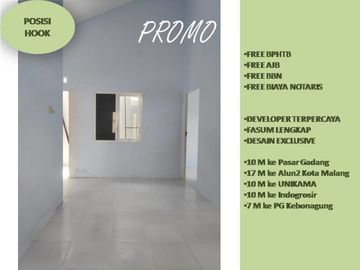 Posisi Hook Rumah Free Biaya View Katu 2KT Tipe 25/107