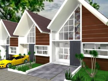 Jual Villa Sharia Mezanine plus Smarthome Green Living dekat Wisata Curug Taman Nasional Halimun Gn Salak Bogor