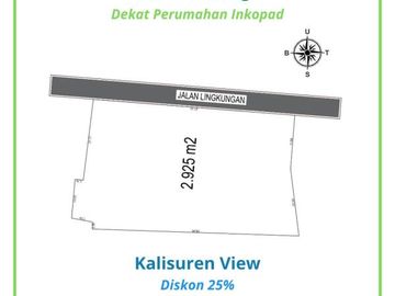 Tanah Bogor Dekat Perumahan Inkopad, Diskon 25%, SHM