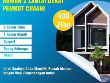 Rumah cantik ala villa sejuk asri di CImahi Ciawitali dkt CIETEREUP