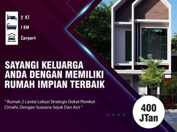 Rumah cantik ala villa sejuk asri di CImahi Ciawitali dkt CIETEREUP