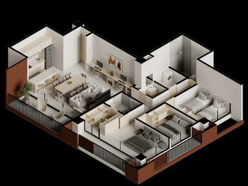 Departamento en venta en torre al norte de Ags