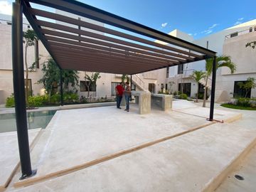 Departamento en preventa con amenidades al norte de Mérida