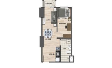 1BR w/balcony for preselling in Mandaluyong