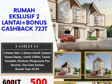 Promo Awal tahun Bonus Melimpah Rumah cantik rasa villa dkt UIN CIBIRU