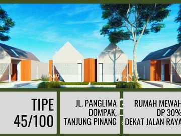 Rumah Inden Cepat di Tengah Kota Tanjung Pinang Bisa Inhouse
