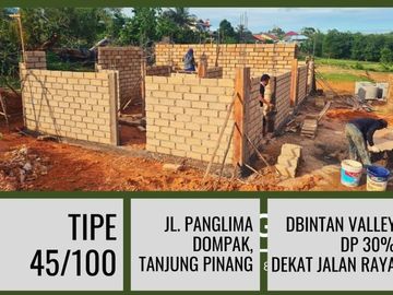 Rumah Inden Cepat di Tengah Kota Tanjung Pinang Bisa Inhouse