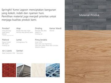 RUMAH DI SPRINGHILL YUME LAGOON TYPE HIMAWARI 8 X 14