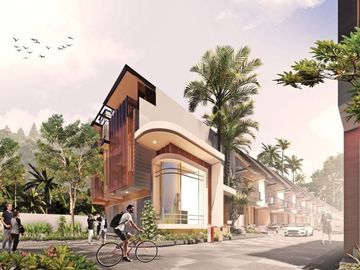 Rumah 2 Lantai Modern Minimalis Poros Jalan