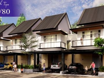 Rumah 2 Lantai Modern Minimalis Poros Jalan