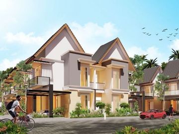 Rumah 2 Lantai Modern Minimalis Poros Jalan