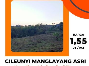 Tanah Cileunyi Harga Mulai 1,55Jt/m2 Cocok Investasi Nuansa Asri