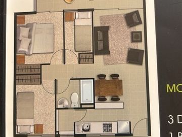 Departamento en venta de 3 dorm. en La Ligua