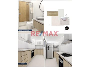 TRÍPLEX 402 DE 4 DORMITORIOS

Área total 186.77 m² – Área techada 145.50 m²

Dos estacionamientos

Primer nivel: Área techada 61.20m²

•	Ampli