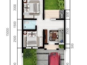 Rumah Baru di Citra Indah City Bukit Sakura tipe 35/90