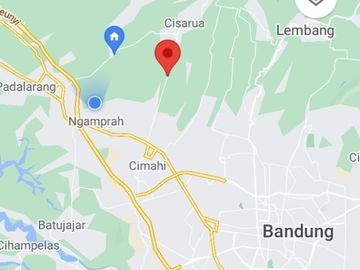 65 Ha Tanah di Cimahi Utara, Cimahi dan Cisarua, Kabupaten Bandung Barat.