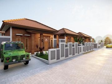 Rumah Modern Etnik Jawa Murah 3 Kamar Tidur dekat Polsek Manisrenggo