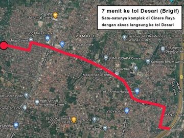 Tanah siap bangun dalam komplek megacinere