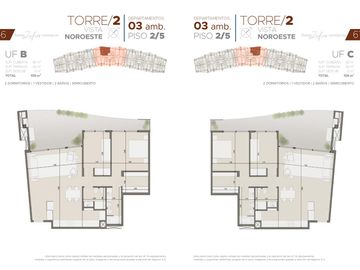 Torres Zafiro Nordelta: Departamento 3 ambientes