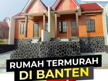 Rumah minimalis 1 lantai Banten, gratis biaya sampai SHM